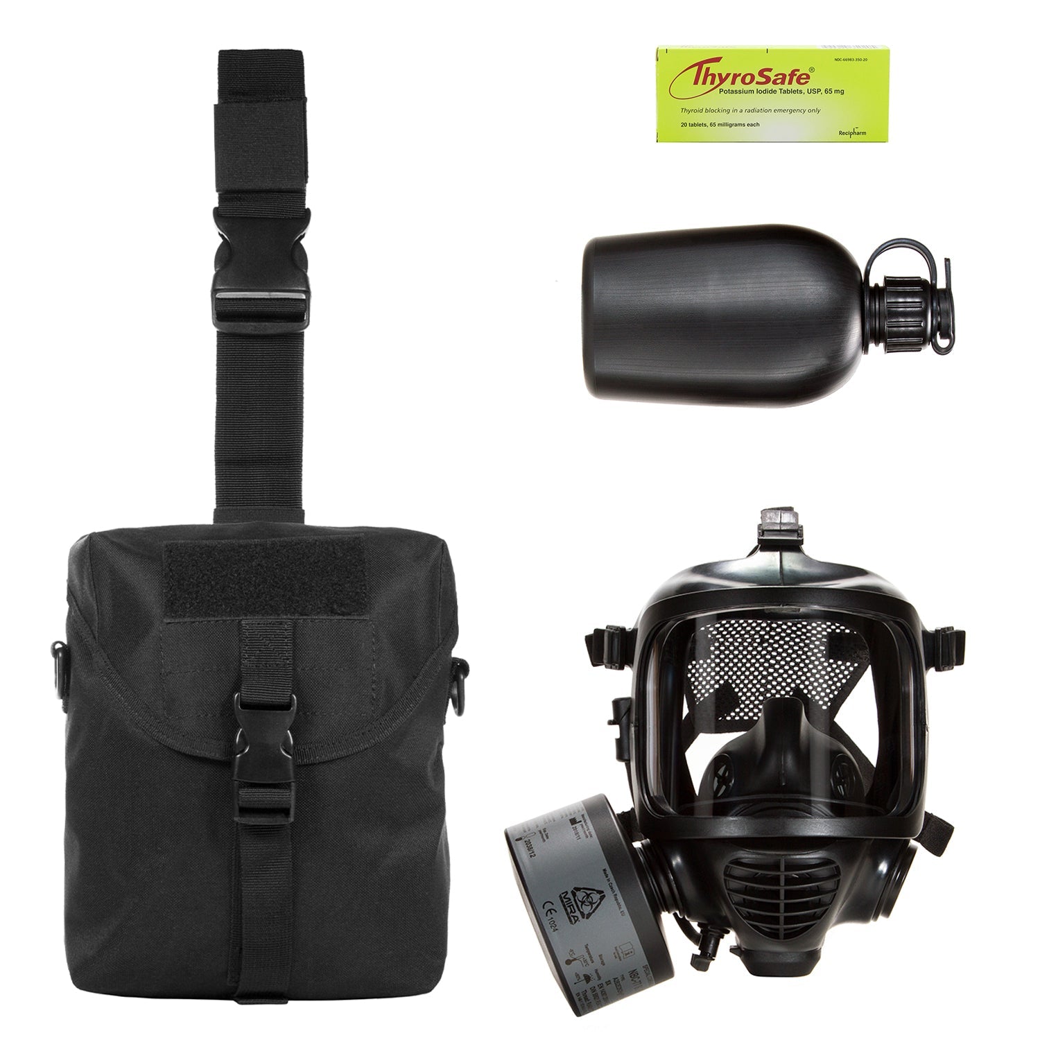 Mira Safety CM-6M Gas Mask w/ Drinking System