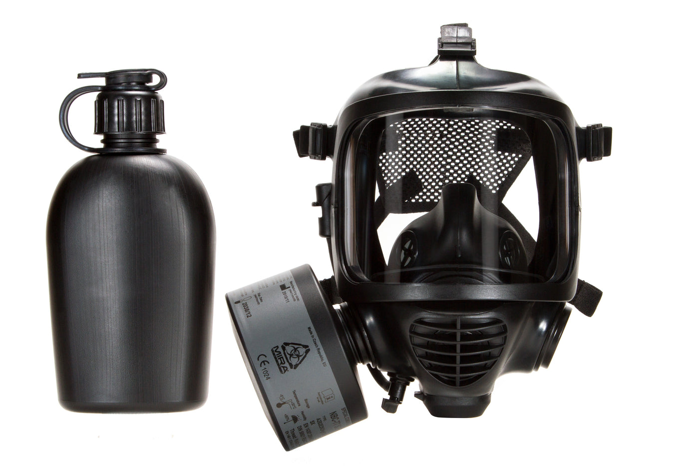 CM-6M tactical gas mask with one CBRN filter